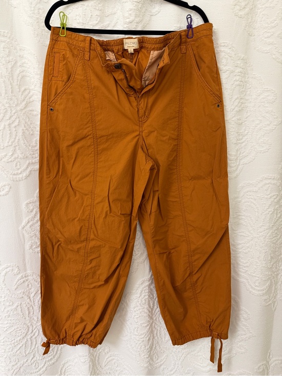 Pilcro Pants - Pilcro Burnt Orange Utility Jogger Pants